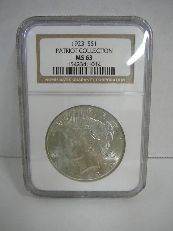 1923 Peace Silver Dollar MS63 NGC