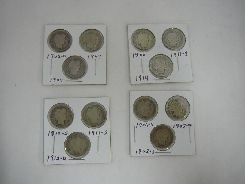 12 Barber Dimes