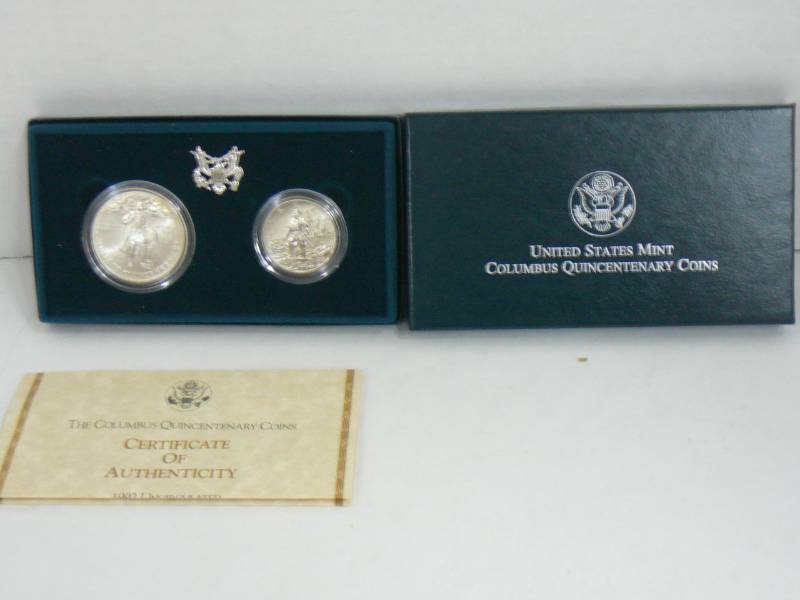 Us Mint Columbus Quincentenary Coin