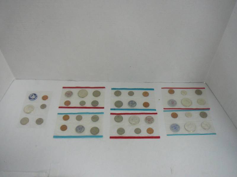 1964, 1968, 1969,1965 Uncirculated Coin Sets