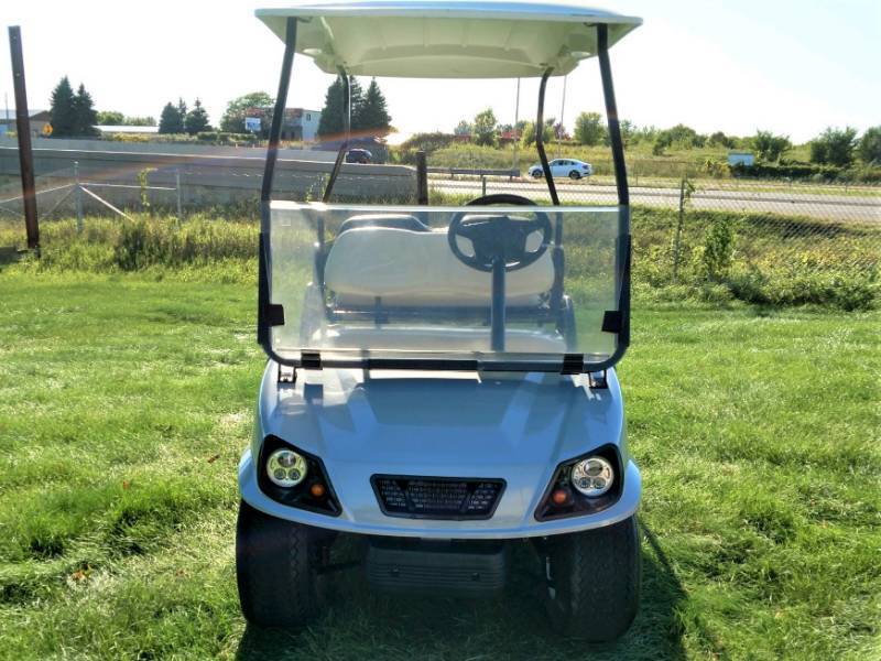Silver Spartan Elite Club Car 4 Passenger Golf Cart