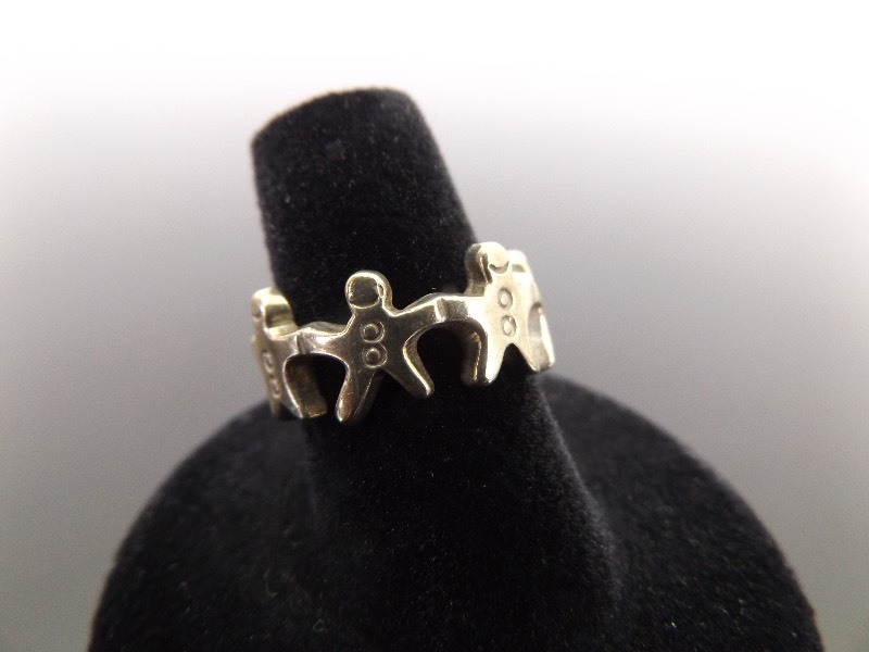 .925 Sterling Silver Togetherness Ring Size 6.5