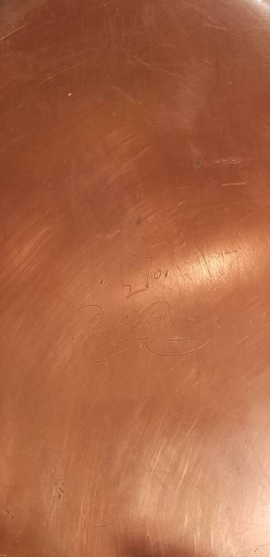 lot 62 image: Revere Ware Copper 4 Piece Cookware