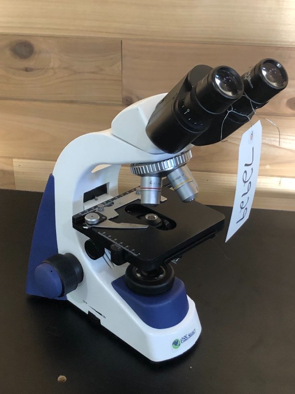 lot 5 image: WOW MSRP $1700 Unico G380 Medical Veterinarian Power & Light&nbspBinocular Microscope With 4 Objectives - Great Condition