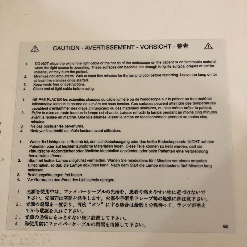 lot 12 image: WOW Selling Online Used For $1000 STRYKER Q5000 XENON LIGHT SOURCE - Excellent Working Condition - only About 100 hours on the light bulb