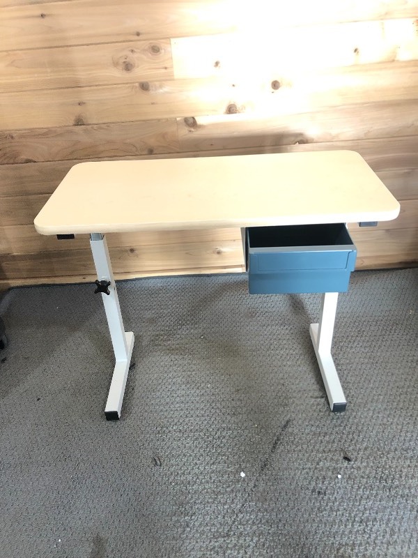 lot 27 image: Armedica Adjustable Height Table With Drawer - Excellent Condition