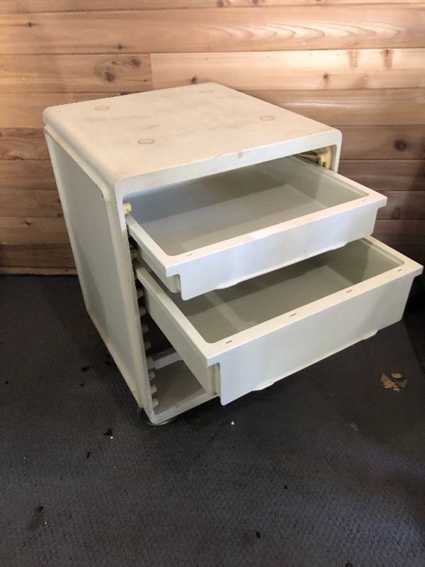 lot 36 image: Heavy Duty Plastic Storage Cart