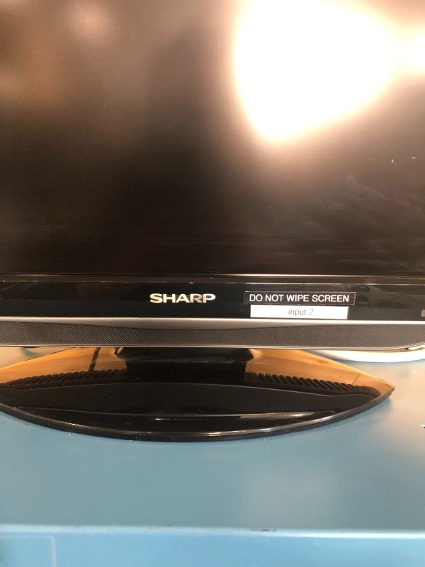 lot 44 image: WOW Super Nice Professional Video Media Cart With&nbspSharp Aquos LC-20S7U 20 LCD EDTV Monitor (Remote Included) Powervar UPS & Locking Drawer With Key  