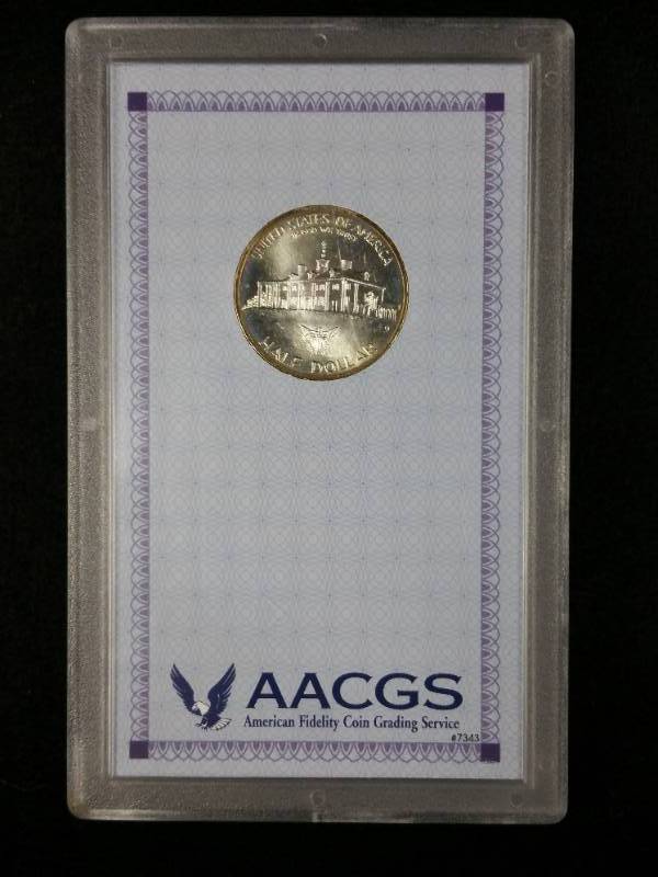1982 D Silver Washington Commemorative Half Dollar AACGS MS65