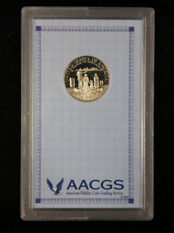 1986 S Proof Statue of Liberty Commemorative Half Dollar AACGS PF65