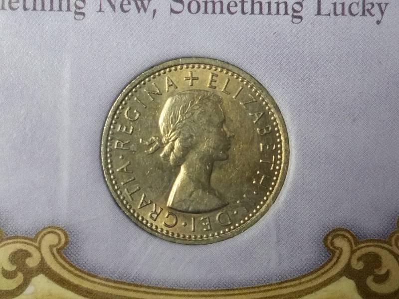 1967 Lucky Wedding Coin English Sixpence