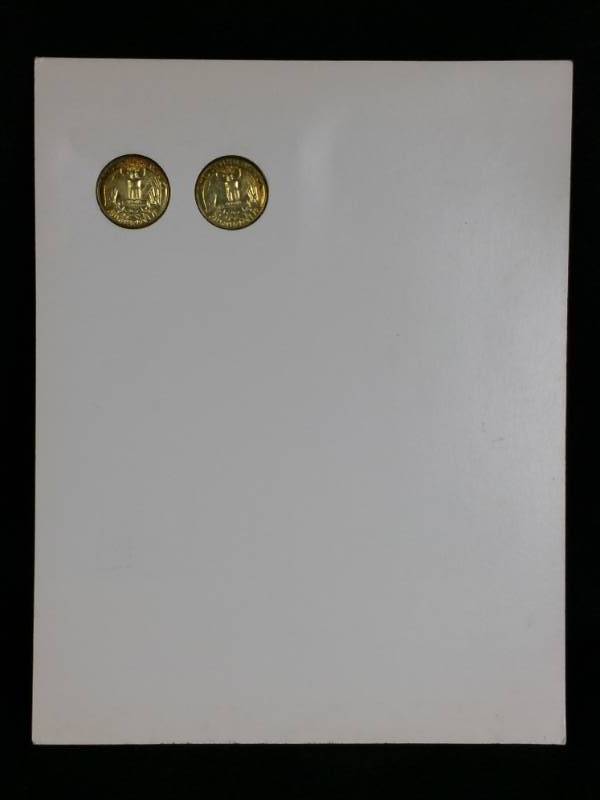 1958 Uncirculated P & D Silver Washington Quarters