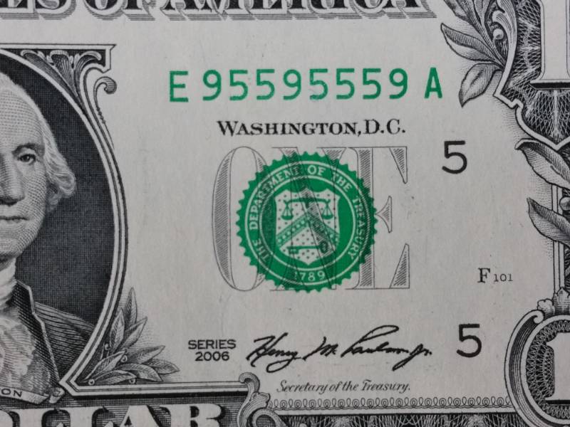 Liars Poker Fancy Serial Number $1 Note