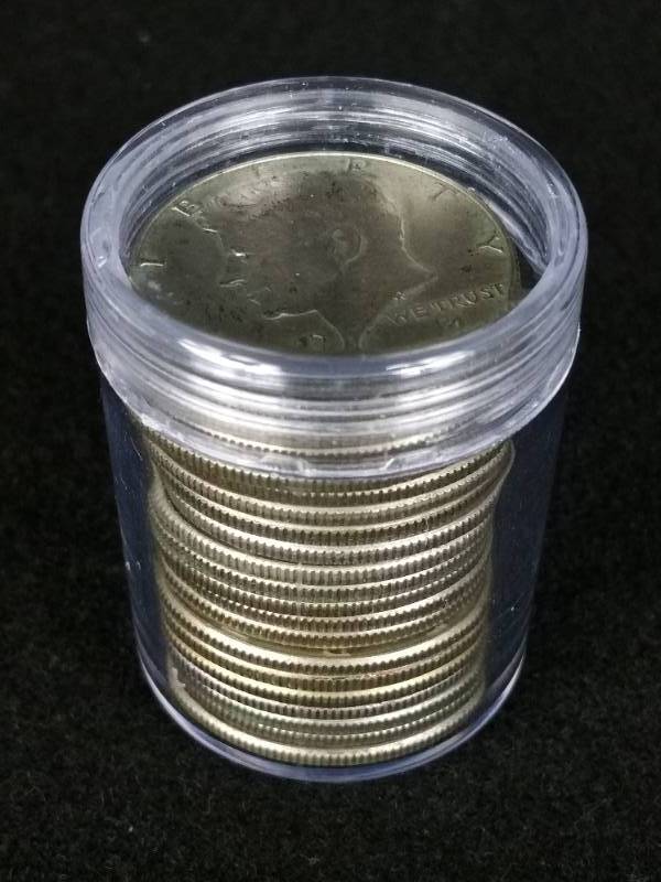 Roll of (20) Kennedy Silver Half Dollars 1965-1969