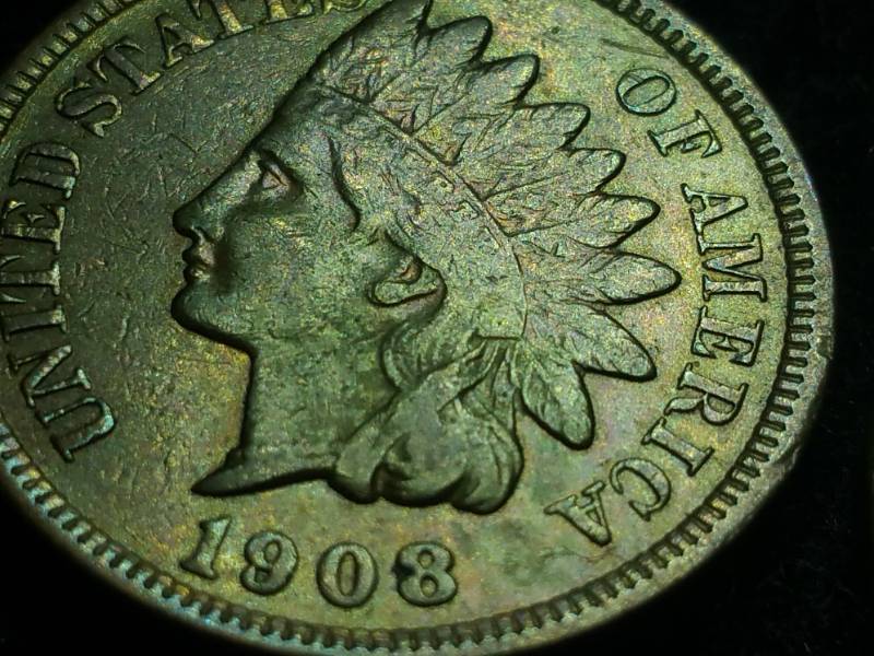 1907 & 1908 Indian Head Cents - Higher Grade