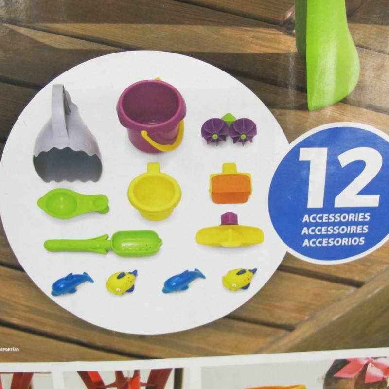 lot 81 image: Step 2 Seaside Showers Water Table Kids Outdoor Water Playset
