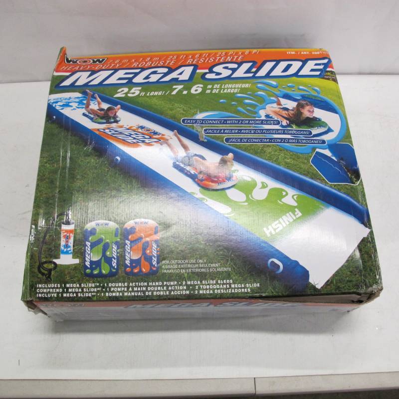 lot 124 image: WOW Watersports Mega Slide 7.62 m x 1.82 m (25 ft. x 6 ft.) Water Slide