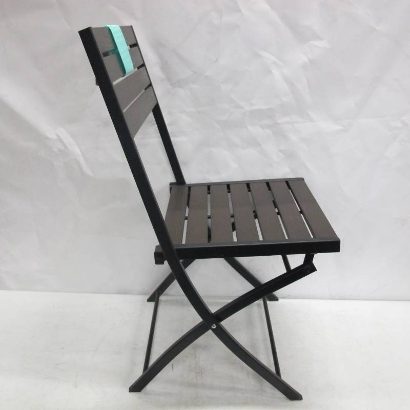 lot 108 image: Hampton Bay S-ZS141108-3 2-Piece Composite Wood Outdoor Chair Set