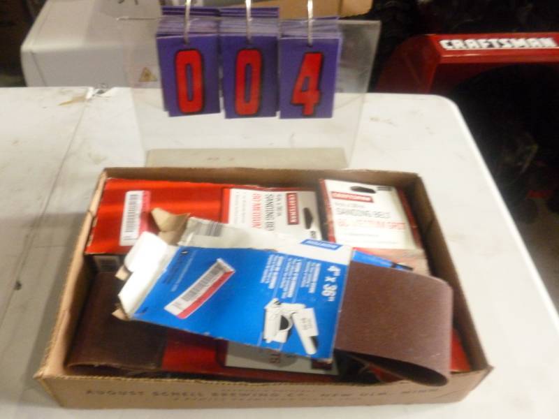 Flat of Sanding Belts & accessories