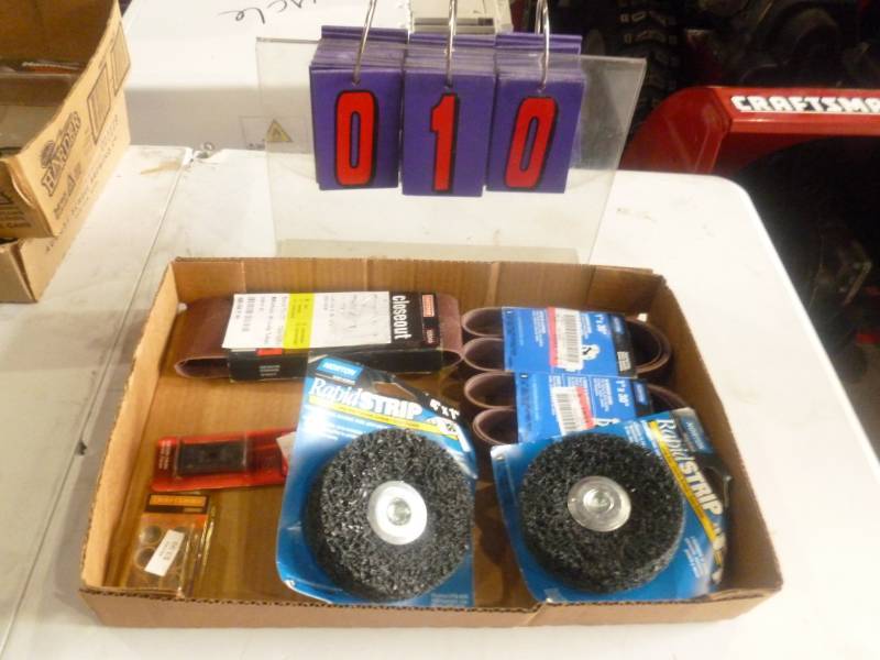 Flat of Sanding Belts & Discs