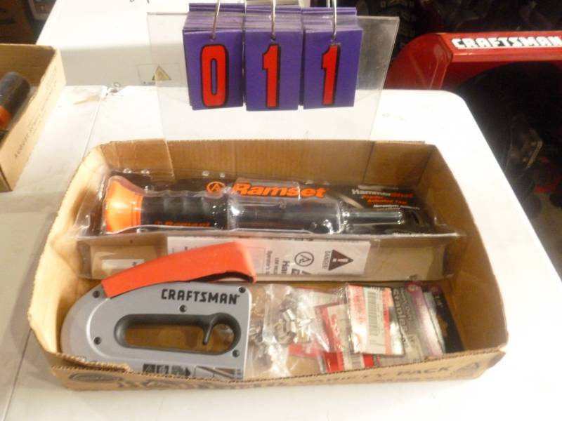 Flat of Misc Stapler & Power Head