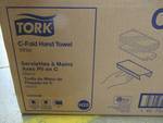 lot 253 image: Tork Universal  CB530  C-Fold Paper Hand Towel, 1-Ply, 12.75 Width x 10.13 Length, White,  (Case of 16 Packs, 150 per Pack, 2,400 Towels), CB530 - 1 Case