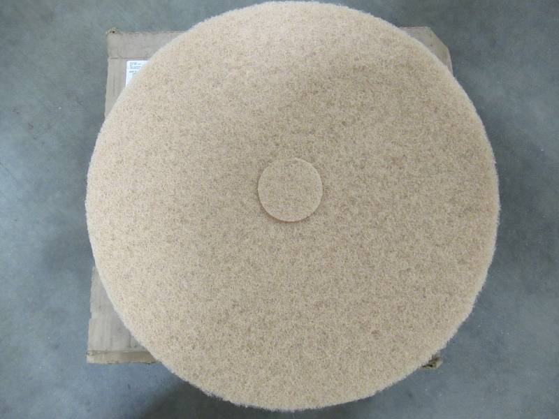 lot 67 image: Niagara 3400N Tan Burnishing Pads, 21, Tan, Case Of 5 Pads