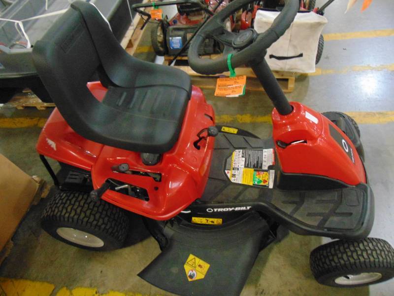lot 25 image: Troy-bilt Neighborhood Rider 30 in. 382 cc OHV Engine Manual Drive Gas Rear Engine Riding Mower with 6 speeds and Auto Choke TB30