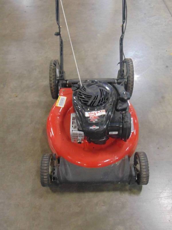 lot 36 image: Yard Machines 21 in. 140cc OHV Briggs & Stratton Walk Behind Gas Push Mower 11A-B1BE729