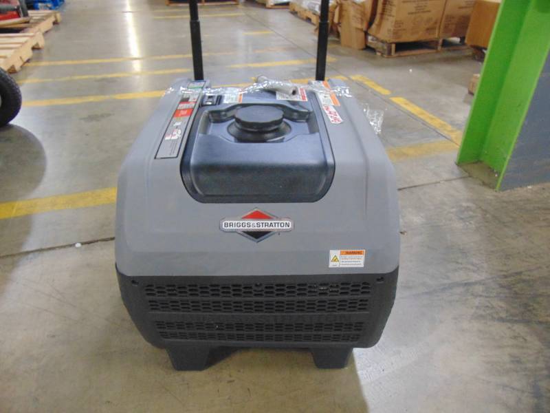 lot 62 image: Briggs & Stratton Q6500 QuietPower Series 6,500-Watt Gasoline Powered Portable Inverter Generator with Briggs and Stratton Engine 030675