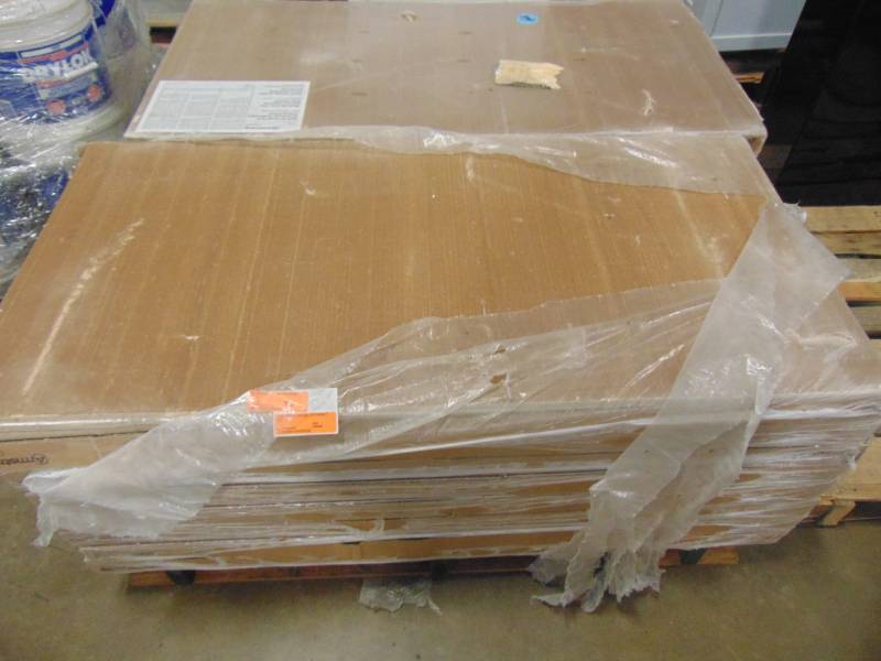 lot 63 image: Entire Pallet - Armstrong 4 ft. Printed Pro Lay-In Ceiling Tiles