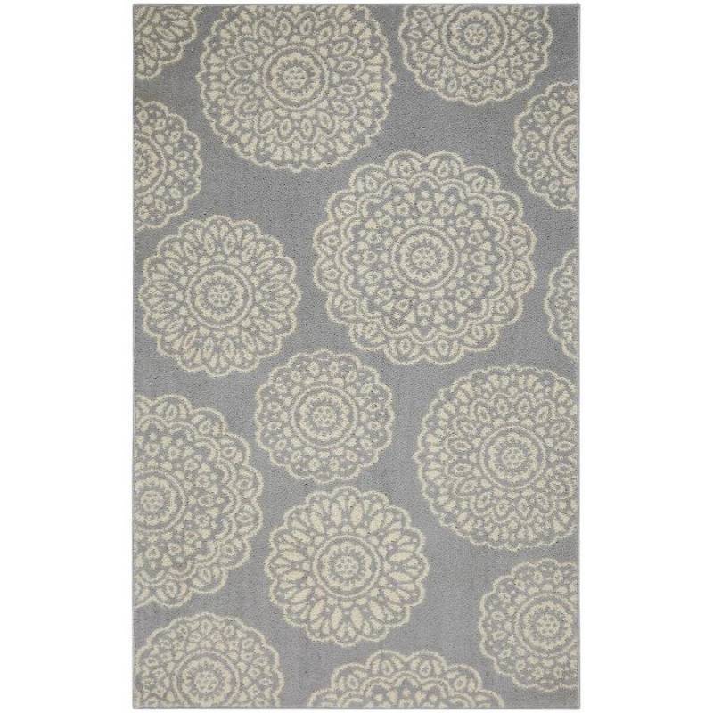 lot 225 image: Mohawk Home Millwood GreyStarch Rectangular Indoor Machine-Made Area Rug 5 x 8 V199-18431-60X96