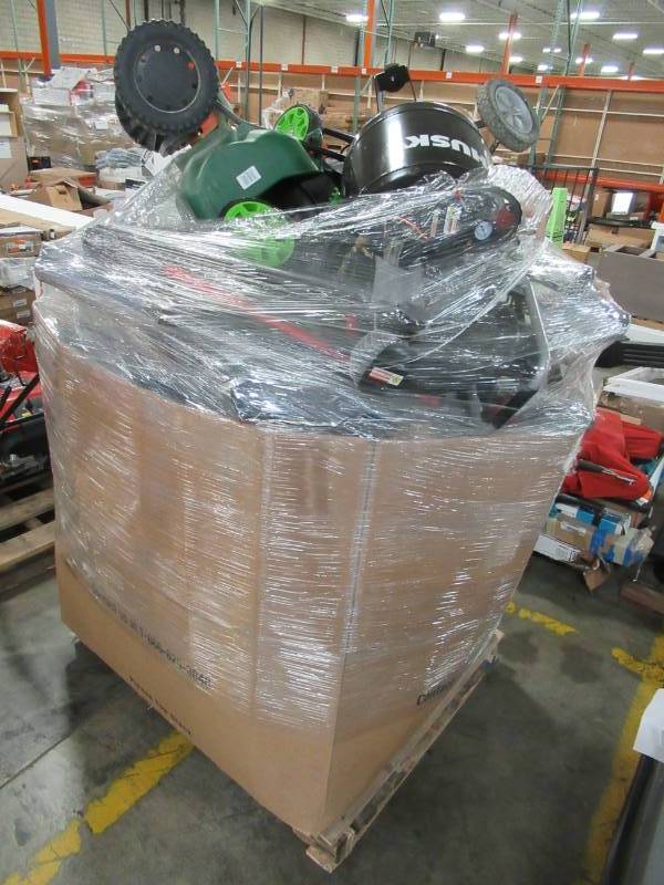 lot 204 image: WHOLESALE MIXED PALLET OF RETURNS - TOOLS, SMALL HOUSEWARES AND MORE
