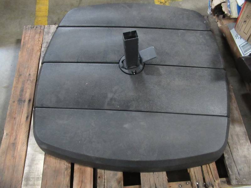 lot 216 image: Large 38 X 38 Patio Umbrella Base in Nice condition.
