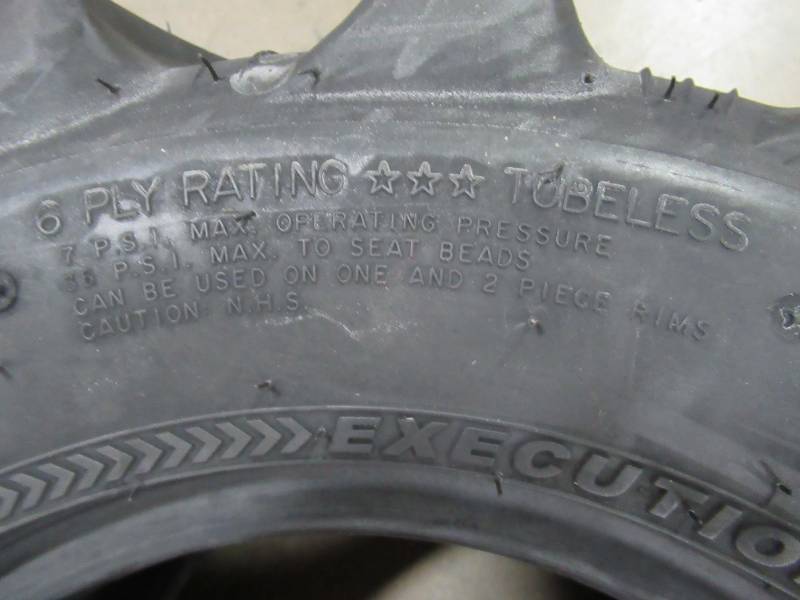 lot 217 image: Kenda Executioner K538 Mud ATV UTV Tire AT26 X 12 - 12 Tubeless 30555-12