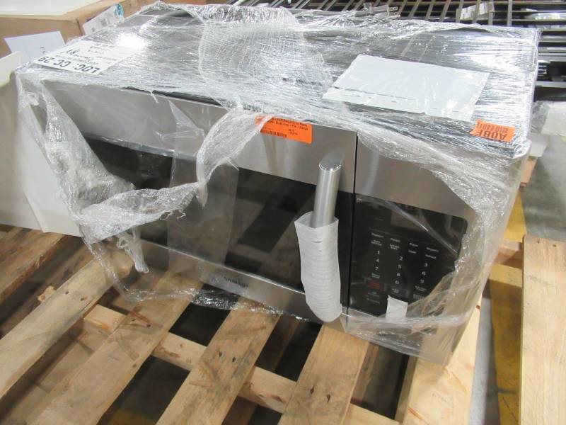 lot 231 image: Samsung 1.6-cu ft Fingerprint Resistant Stainless Steel Over-the-Range Microwave 30 ME16H702SES