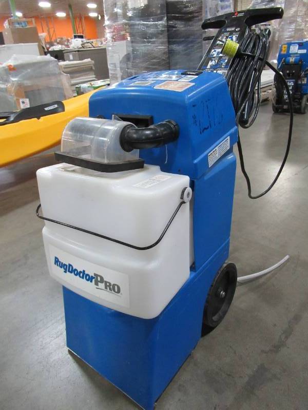 lot 285 image: Rug Doctor X3 Mighty Pro Professional Carpet Cleaner, WT-C2A - Does Not Run - Cord Cut. 58.5 Hours RunTime