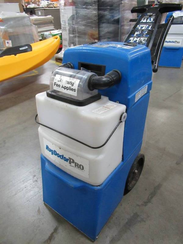 lot 288 image: Rug Doctor X3 Mighty Pro Professional Carpet Cleaner, WT-C2A - Untested Power Cord Cut. 317.2 Hours RunTime