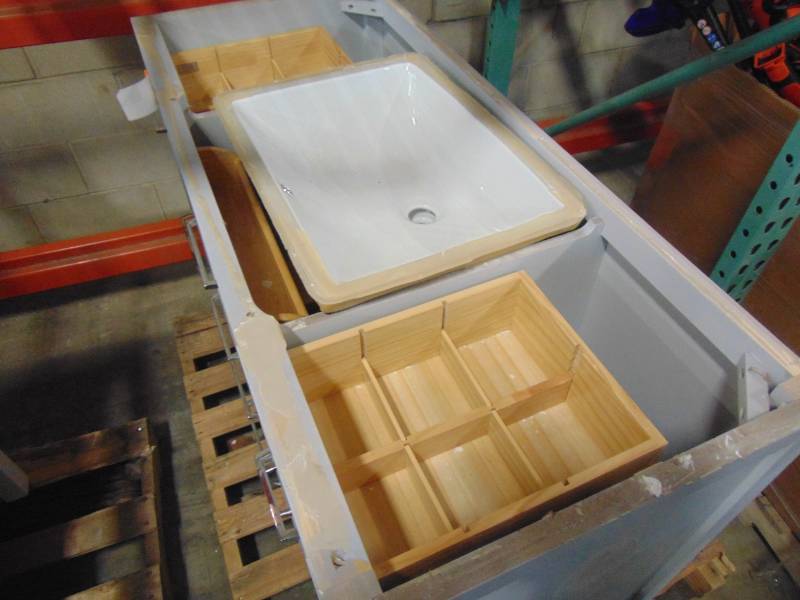 lot 70 image: OVE Decors Tahoe 48 in. W x 21 in. D Vanity Cabinet