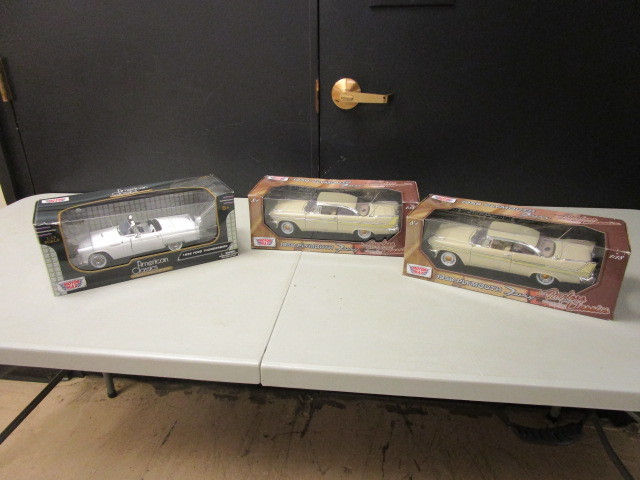 NEW MOTOR MAX 118 SCALE DIE CAST MODEL CARS