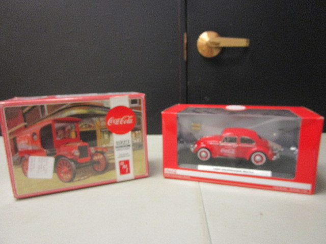 NEW COCA-COLA DIE CAST AND KIT CAR MODELS