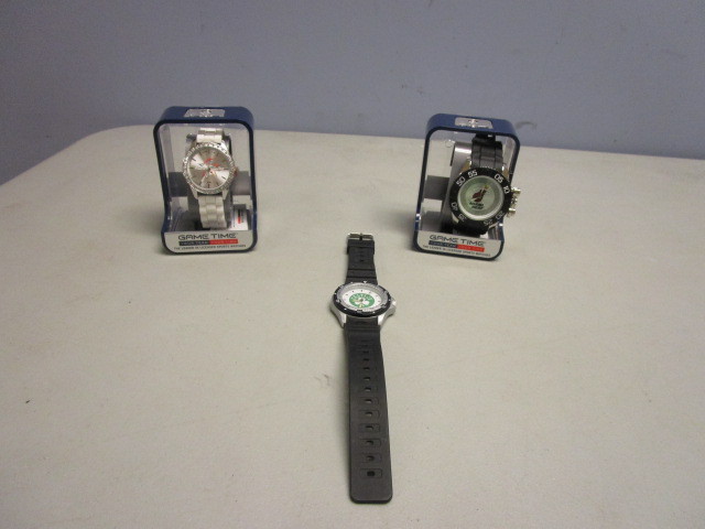 THREE NEW MENS SPORTS THEMED WATCHES
