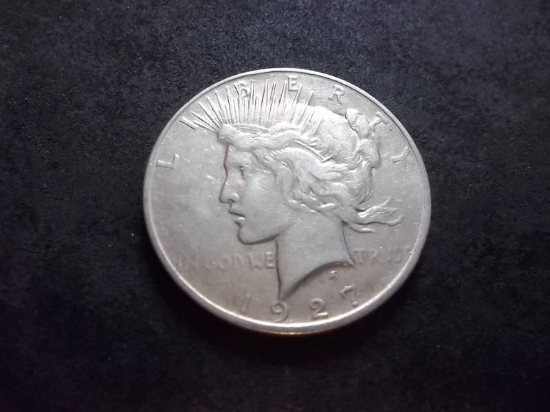 lot 56 image: 1927 S Peace Silver Dollar