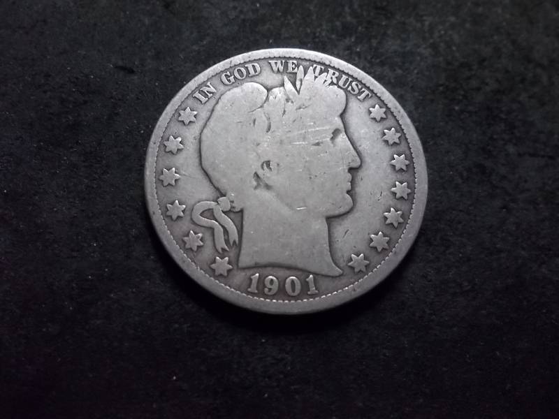 lot 71 image: 1901 O Barber Half Dollar