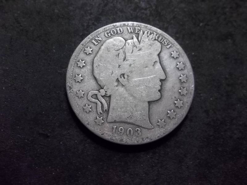 lot 74 image: 1903 S Barber Half Dollar