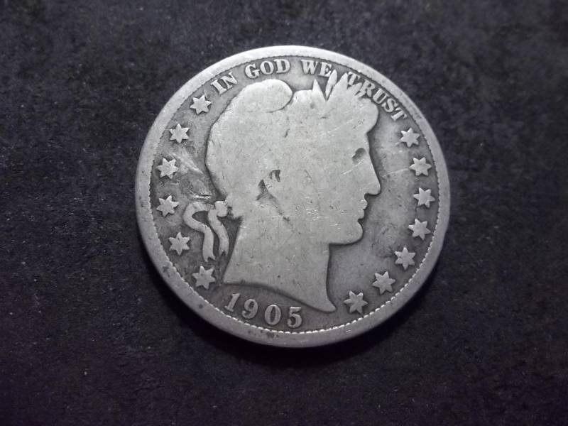 lot 76 image: 1905 Barber Half Dollar