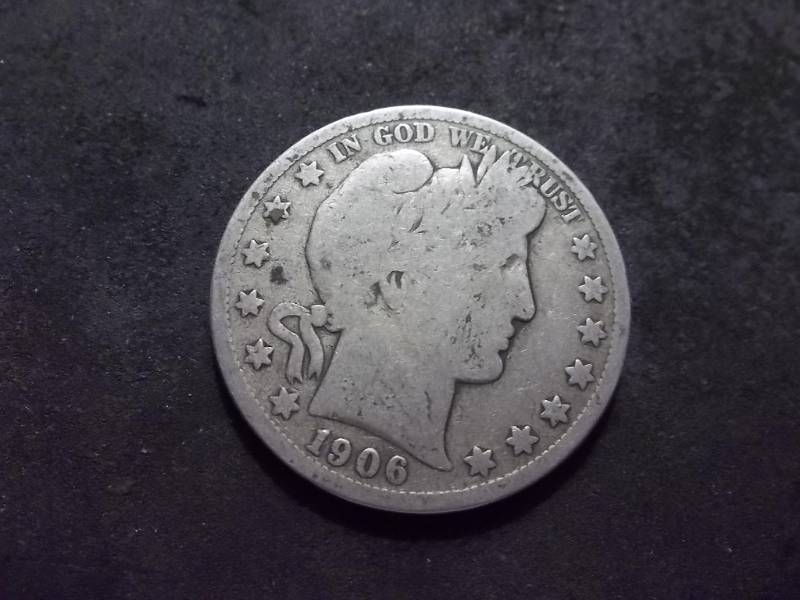 lot 80 image: 1906 S Barber Half Dollar