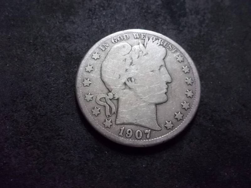 lot 83 image: 1907 O Barber Half Dollar