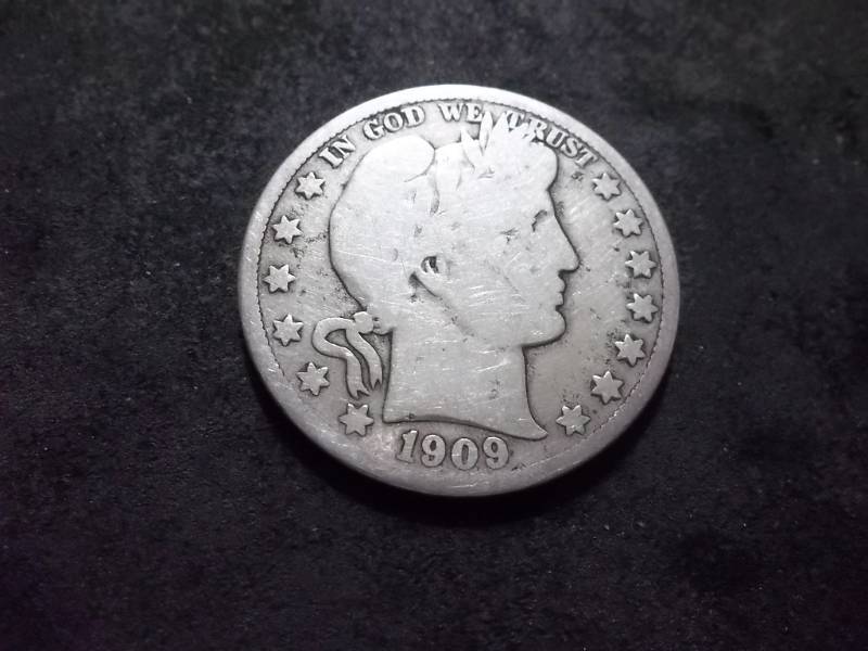 lot 87 image: 1909 Barber Half Dollar