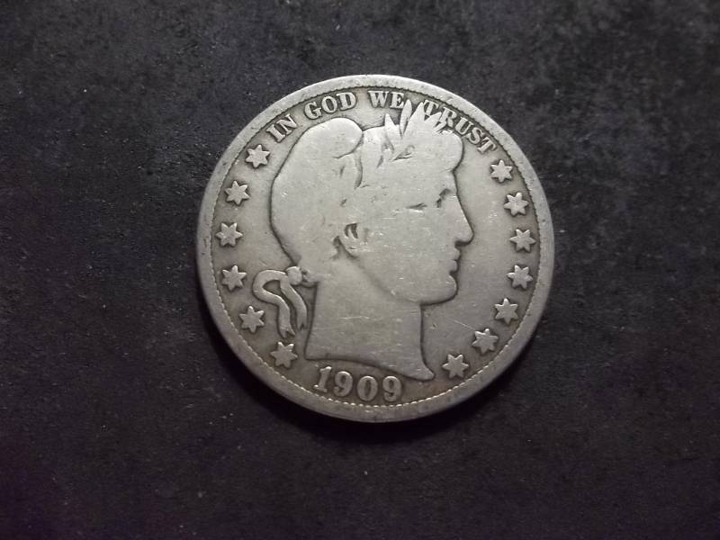 lot 89 image: 1909 S Barber Half Dollar